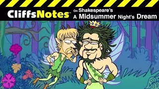 Shakespeares A MIDSUMMER NIGHTS DREAM  CliffsNotes Video Summary [upl. by Dry394]