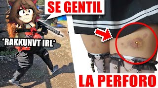 DESTRUYO MUSLOS de RAKKUNVT IRL❗️😈 ▬ Yio Airsoft Gameplay [upl. by Therron206]