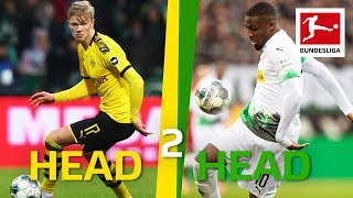 Erling Haaland vs Marcus Thuram  Super Strikers go Head to Head [upl. by Haerb]