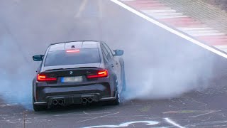 NÜRBURGRING BMW FAIL amp WIN 2024 BAD DRIVING FAILS Drifts amp Crazy Moments Touristenfahrten [upl. by Vania]