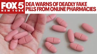 DEA warns of deadly fake pills from online pharmacies [upl. by Ettenej]