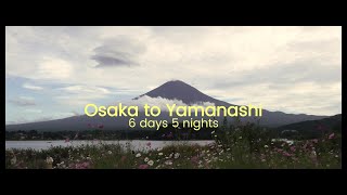 OSAKA YAMANASHI Japan  Travel Vlog [upl. by Ueihtam]