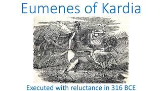 Eumenes of Kardia executed with reluctance in 316 BCE [upl. by Nauqyt]