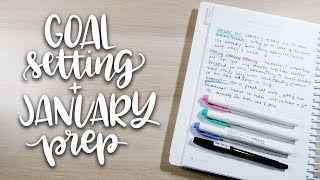 Goal Setting 2019  Goals and January Prep [upl. by Lenz]