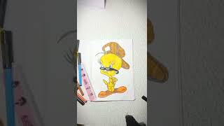 Colouring TWEETY PIE😍😜Creative kiddos corner ♥️ [upl. by Modestia]