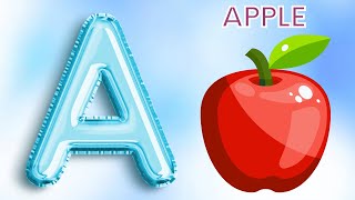 A for Apple  123 Song  Nursery rhymes  Phonics Song for Toddlers  ABC Songnurseryrhymes [upl. by Esoranna128]