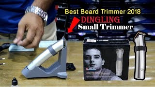 Beard Trimmer  Hair Clipper  Grooming Kit Dingling RF 608 Price in Bangladesh Review [upl. by Wycoff256]