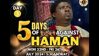 GETHSEMANE HOUR  DAY 3 OF 5DAYS OF WAR AGAINST HAMAN WITH FREBUBE MUONSO  24TH JULY 2024 [upl. by Atekal558]