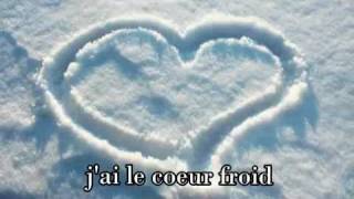 Celine Dion  Comme Un Coeur Froid Lyrics [upl. by Irab815]