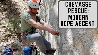 Self Rescue from a Crevasse Modern Rope Ascent [upl. by Nasaj]