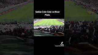 Salida Colo Colo vs RiBer Plate Copa Libertadores 2024 estadio Monumental  Garra Blanca [upl. by Tacy723]