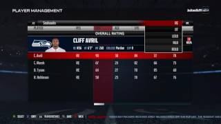 Madden 17 Full Team Ratings  Seattle Seahawks [upl. by Batory133]