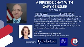 A Fireside Chat with SEC Chair Gary Gensler [upl. by Orofselet]