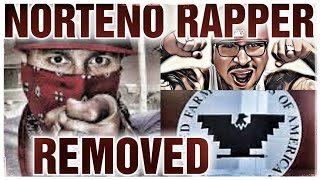 A NORTENO RAPPER GETS REMOVED THIS IS HOW IT WENT DOWN [upl. by Ydak]