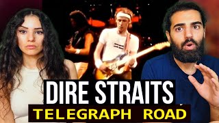 INSANE 🔥 We react to Dire Straits  Telegraph Road Alchemy Live REACTION [upl. by Rim]