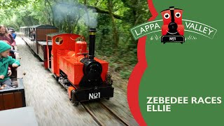 Parallel Run with Ellie and Zebedee on day one of the Lappa Valley 50th Birthday Gala Weekend [upl. by Asirral996]