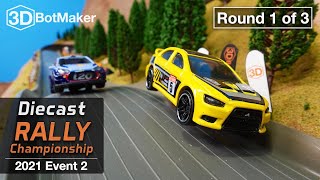 Diecast Rally Championship  Event 2 Round 1 of 3  DRC Car Racing [upl. by Ardnahsal76]