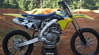 2018 Suzuki RMZ250  Dirt Bike Magazine [upl. by Kirwin]