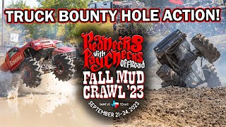 Rednecks with Paychecks Fall Mud Crawl 2023 Truck Bounty Hole [upl. by Iahcedrom]