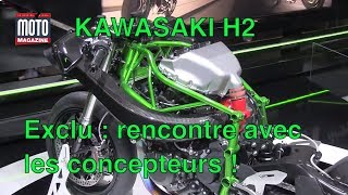 Kawasaki H2 le missile enfin dévoilé H2R [upl. by Nazar793]