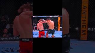 Double reverse spinning elbow KO🥶🤯 ufc mma ufc308 [upl. by Rosaline]