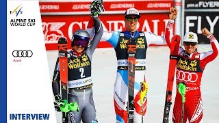 Ramon Zenhaeusern  quotI love Sloveniaquot  Mens Slalom  Kranjska Gora  FIS Alpine [upl. by Strepphon]