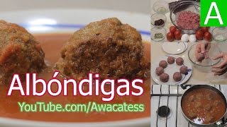 Albondigas en Salsa Chipotle Rellenas de Huevo Cocido Cocina Mexicana Recetas Faciles y Economicas [upl. by Scandura]