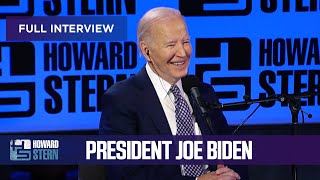 President Joe Biden on the Howard Stern Show FULL INTERVIEW [upl. by Brigit]