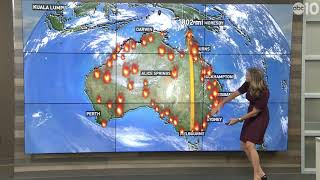 How the size of the Australian bushfires compare to California  Australia Wildfire Explained [upl. by Lyssa328]