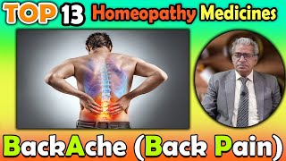 Backache Causes Symptoms and homeopathy Treatment  Dr P S Tiwari [upl. by Aida]