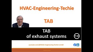 HVAC How to Test amp Balance Exhaust Air Systems Training Session T16 [upl. by Gnouhc]