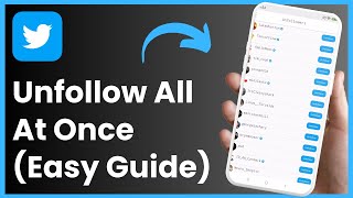 How To Unfollow All On Twitter [upl. by Adnema60]