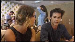 Dylan OBrien and Shelley Hennig Teen Wolf Interview [upl. by Sherrer]