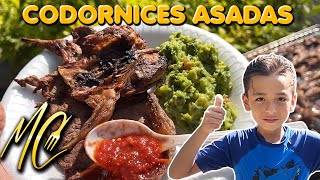 CODORNICES ASADAS 😋 muy deliciosas en Huandacareo Michoacán  MexiComiendo con Rafa [upl. by Aihsema]