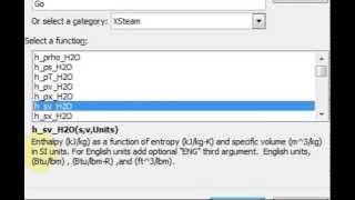 Steam thermodynamic properties in Excel [upl. by Rosemary]