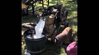 Hit amp miss motors in action antique motors in operation at Ms Pecan Festival last wkend in Sept [upl. by Arytahs555]