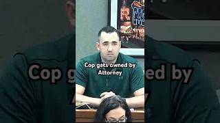 Cop gets cooked by Attorney in this amazing clip attorney lawyer investigation [upl. by Annala979]