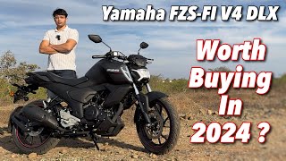 2024 Yamaha FZSFI V4 DLX Review  Yamaha Please Upgrade It [upl. by Scoles]