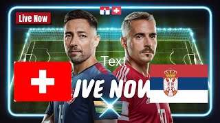 Switzerland vs Serbia live en direct in diretta  UEFA Nations League 2024 [upl. by Aihseya]