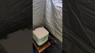 Ridge Ryder Instant Double Shower Tent first time use [upl. by Xet]