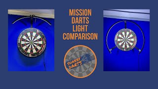 Mission Darts light comparison Torus 100 vs Torus 270 [upl. by Kloster]