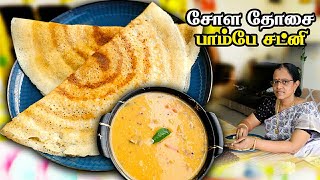 ❤️சோள தோசைக்கு மாவு அரைச்சு மொறு மொறுனு சுட்டு கொடுங்க  Chola Dosai  சோள தோசை  Chola Dosai Tamil [upl. by Yarb]