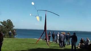 Little JaneyWaney Stabile Mobile by Alexander Calder at Louisiana MOMA Denmark [upl. by Byrd]