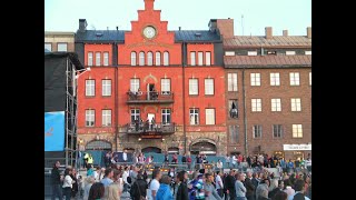 StorsjöYran 2009  Ulf Lundell på Torget  härliga bilder på stämningen runt Torget [upl. by Neelear99]