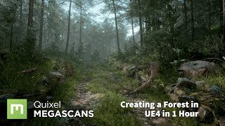 Create a Forest in UE4 in 1 Hour [upl. by Dacey807]