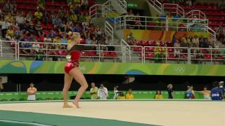 Elisabeth Seitz 2016 Olympics QF FX [upl. by Nonnarb]