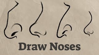 How to Draw Noses From the Side [upl. by Talie]