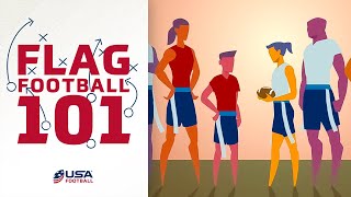 Flag Football 101 – Learn how to play Flag Football 🚩 🏈 [upl. by Jacobsohn789]