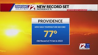 Providence experiences record high temperature [upl. by Veron734]