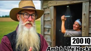 How Amish Get Hot Showers Without GasElectricity  Amish take shower without ElectricityGas [upl. by Nivrae]